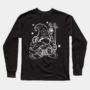 White on black night dwarf Long Sleeve T-Shirt